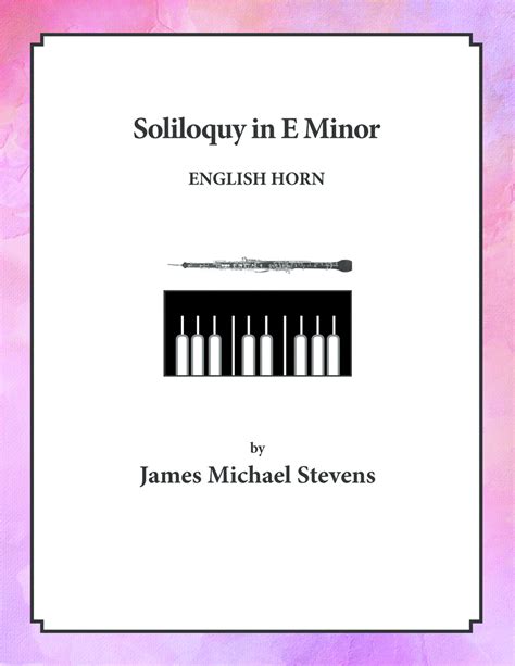 Soliloquy In E Minor - English Horn & Piano